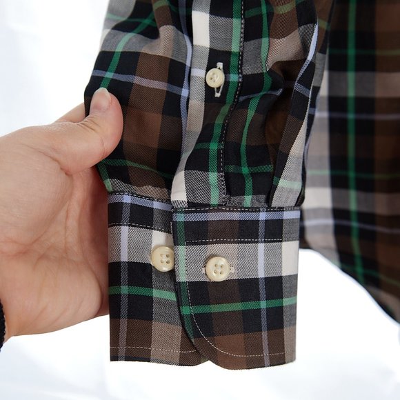 Peter Millar Plaid Cotton Button Down Men's Large - Picture 6 of 7